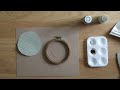 Tin-Backed Embroidery Hoop Christmas Ornaments