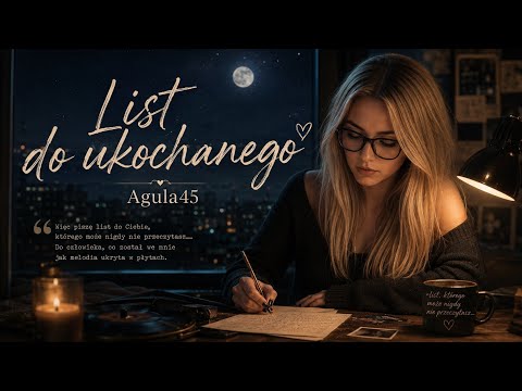 LIST do Ciebie-Tekst.. Agula45 💔To nocne myśli zapisane między ciszą a tęsknotą.