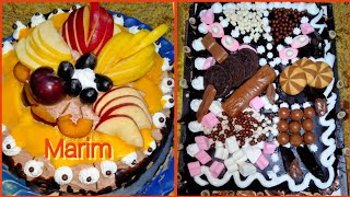 اكتشف السر وراء الكيك الاسفنجي! طريقة حصرية لإعداد تورتيتين فاكهة وشوكلاتة لعيد ميلاد بنتي مريم