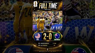 USA Take Control! 2-0⚽️ #fifaworldcup #worldcup2026 #usa #australia #soccer #shorts #ytshorts #goals