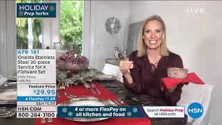 Oneida Stainless Steel 30piece Service for 4 Flatware Set