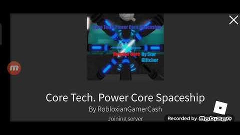 Core Tech. Power Core Spaceship Startup Robox