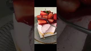 Strawberry Cheesecake#cake #best #food #viral #shorts