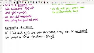 151 3.4: The Chain Rule, Part 1