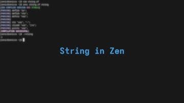 String in Zen