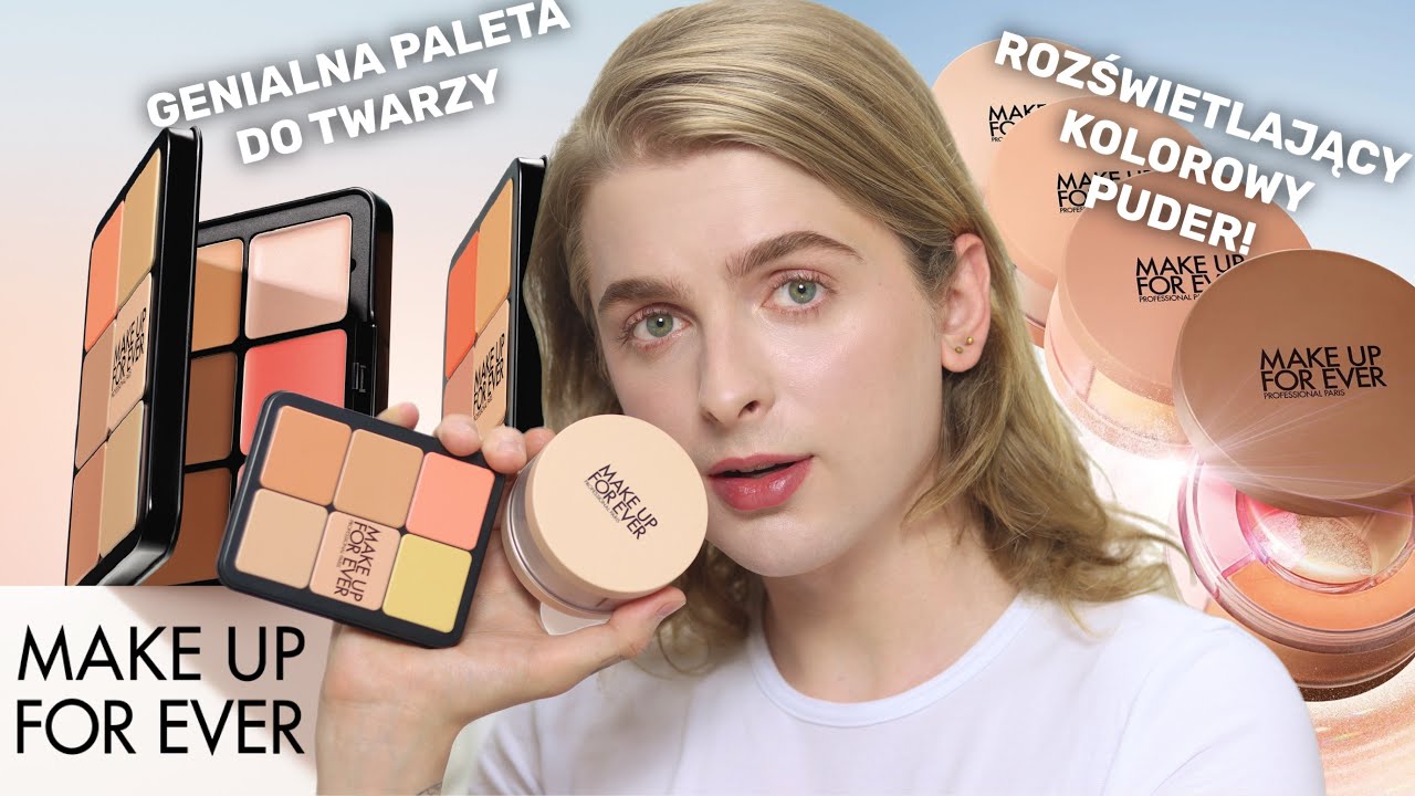 Cała twarz JEDNĄ PALETĄ! Puder jak rozświetlacz! NOWOŚCI z Makijażu Na Zawsze