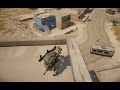 PUBG : A grenade thrown from roof lands under a car with uplifting effects