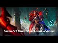 Samira 1v9 Carry – From Losing to Victory (League of Legends)