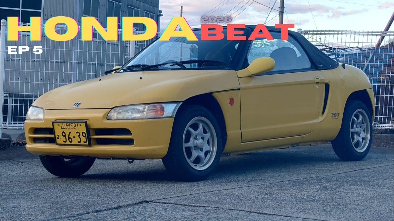 Honda Beat JDM Sports Car get BRAND NEW TIRES - 2026 ep.5