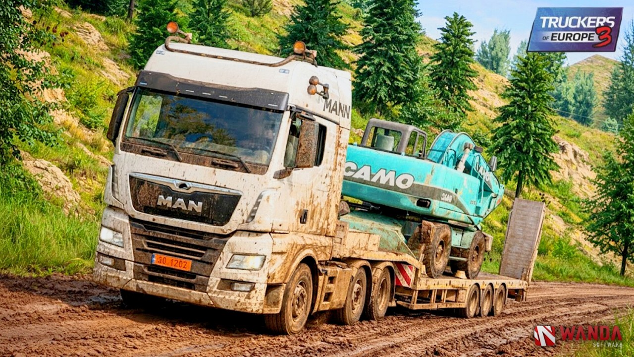 Extreme Offroading Excavator delivery from village | #toe3 0.7.41