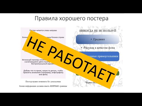 Как сделать постер на стендовый доклад за 5 секунд