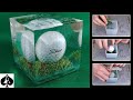 How to Make a Hole-in-One Golf Ball Trophy Paperweight Cube from Epoxy Resin | DIY | Tutorial