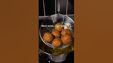Crispy Falafel Balls 🧆 | Middle Eastern Street Food ASMR  #GreenLuk #asmrcooking