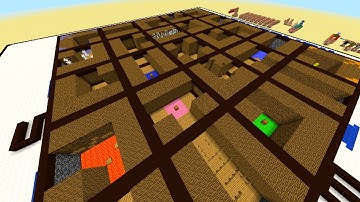 Minecraft 1.8 MOVING LABYRINTH CHALLENGE MAP#1 with Vikkstar, PeteZahHutt & Logdotzip