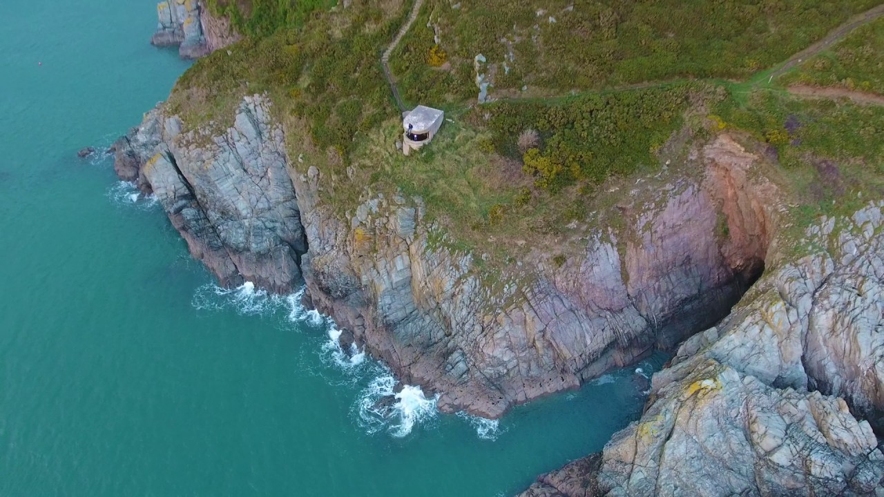 Froward Point & Brownstone WW2 Battery remains, Kingswear, Devon - YouTube