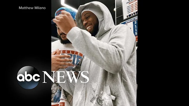 Damar Hamlin visits with Buffalo Bills teammates |...