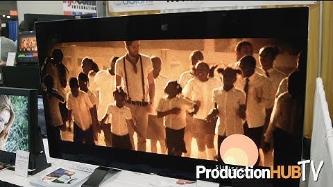 Boland Communications BVB 55" & 25" OLED Monitors at NAB New York 2016