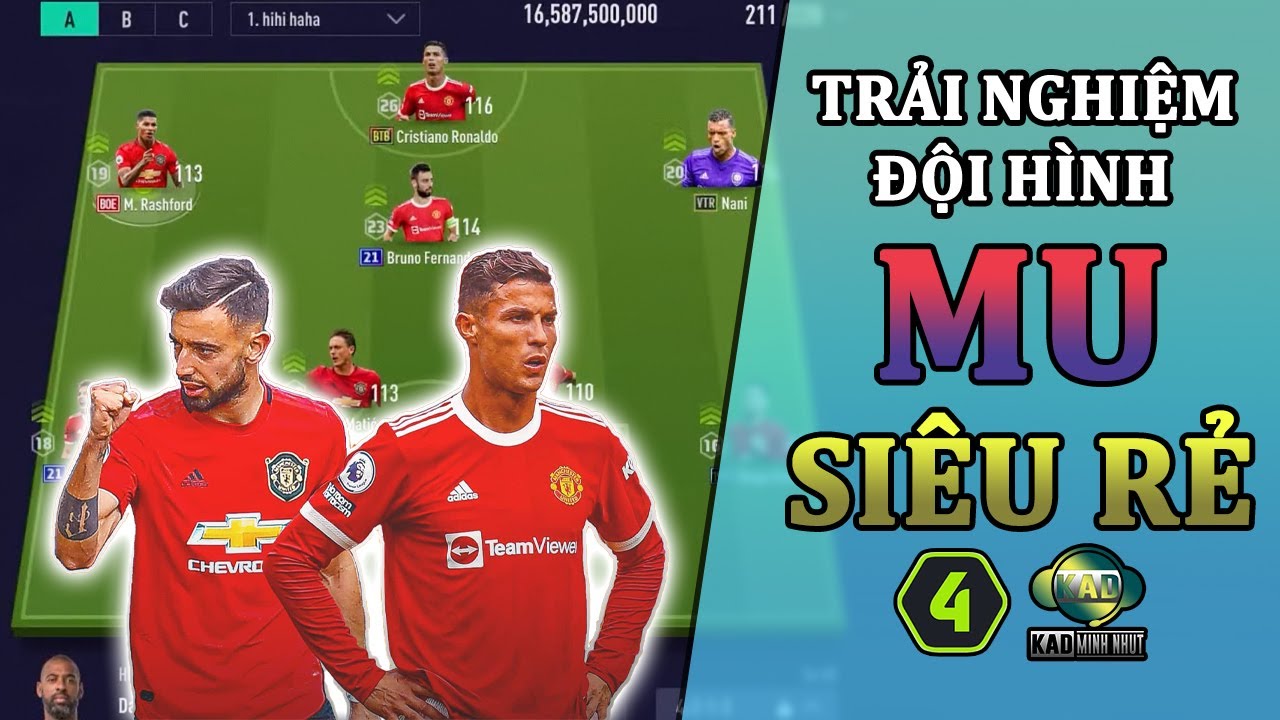 Trải nghiệm TEAM Manchester United SIÊU RẺ | Đội hình MU FO4 | KaD Minh Nhựt