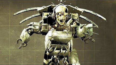 Fallout 4 Automatron - Building Loading Screen Assaultron Robot (Custom Robot Companion)