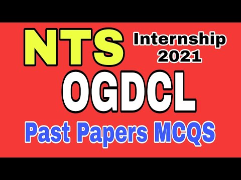 NTS OGDCL CSR INTERNSHIP 2021 Past Papers MCQS Computer Software Telecom Test 2021