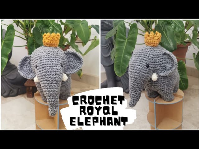 Amigurumi elephant - Crochet free pattern - hellostitches xo