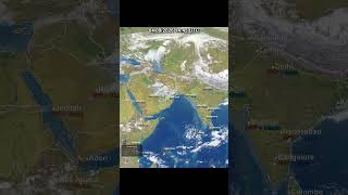 Meteosat-9 Indian Ocean Full Disk &amp; Regional 24 Hour Weather | April 09, 2026 #shorts