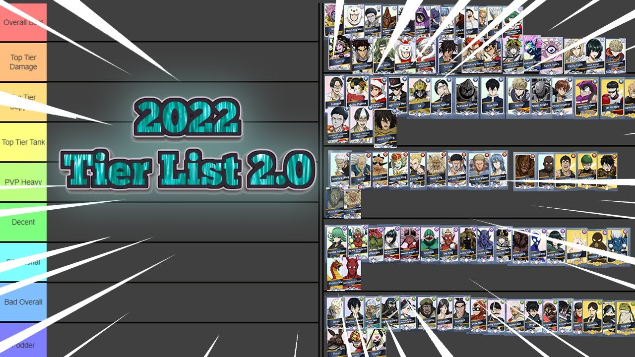 One Punch Man: Road to Hero 2.0 Tier List and Reroll Guide