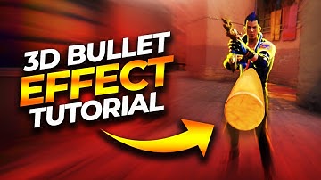 How to edit 3D Bullet Effect in Blender for your Montages / Edits!