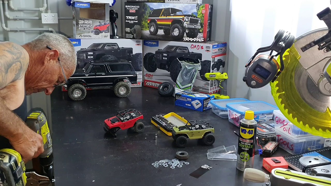 Axial Scx24 free diy wheel weight mods and test run YouTube