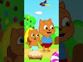 Portal al mundo mágico 🌈🌈🌈 Familia de Gatos Dibujos Animados Para Niños #animados