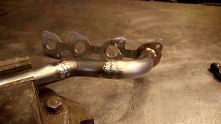 Stainless Steel Header Fabrication FJ40 1UZ Engine Project