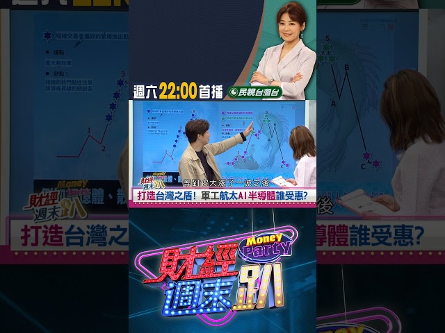 打造台灣之盾! 軍工.航太.AI半導體誰受惠?｜財經週末趴 11/29 精華