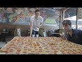 World's biggest pizza challenge.