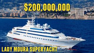Inside the $200M Lady Moura Yacht: A Tour of Absolute Luxury