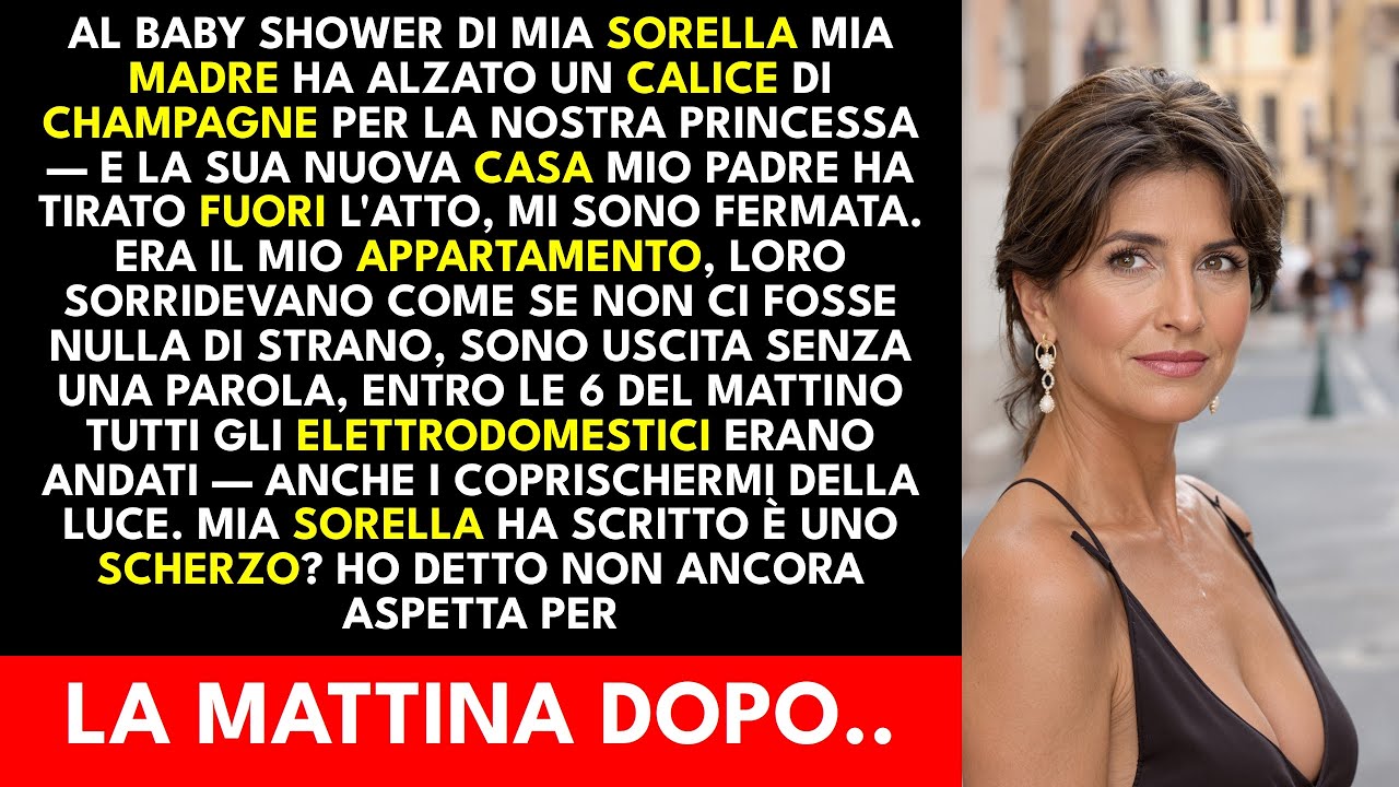 Al baby shower di mia SORELLA, mamma alza un calice: ‘Un regalo da tutti per la nostra principessa…