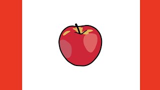 How to draw an APPLE