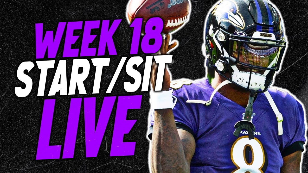 LIVE Week 18 Start/Sit Fantasy Football Advice Q&A | Fantasy Football 2025