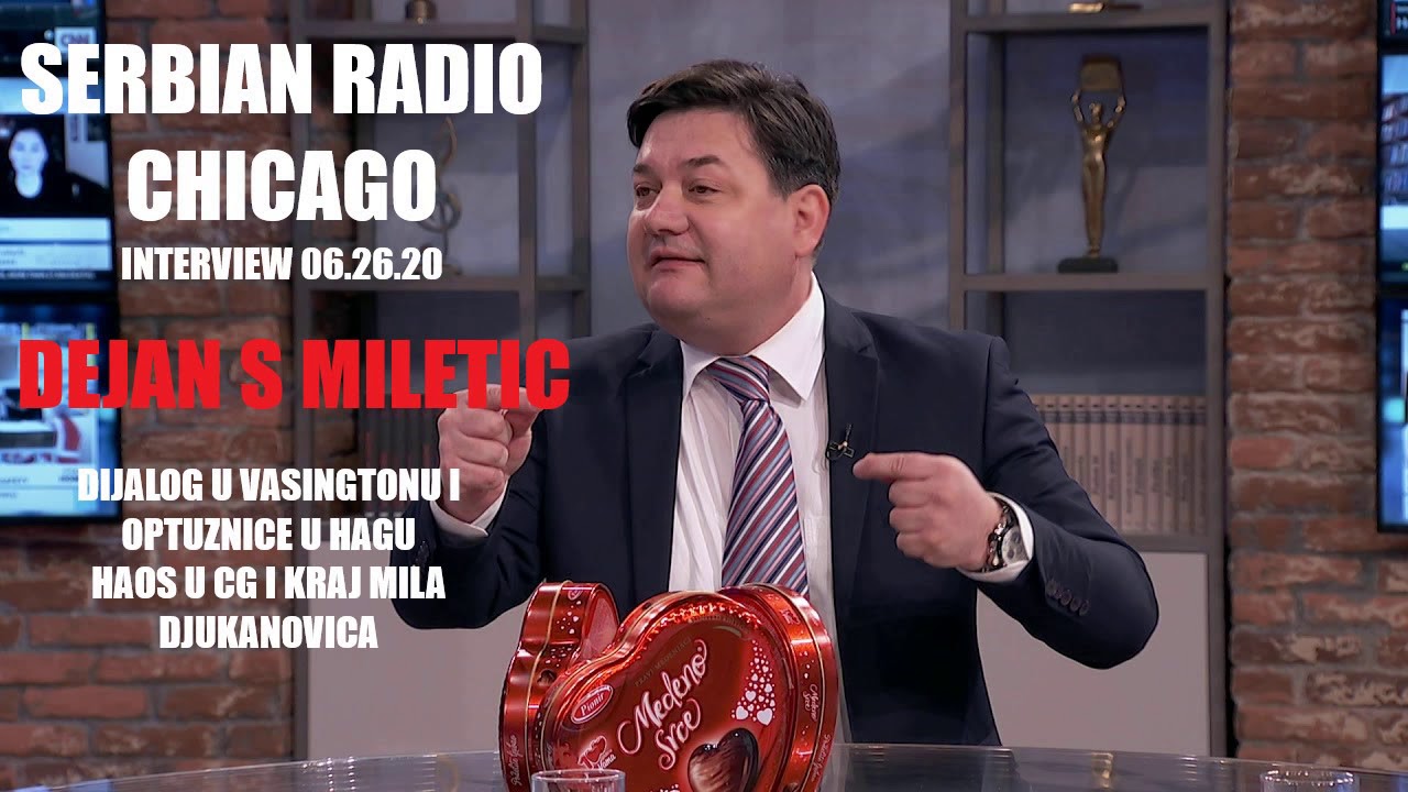 EXCLUSIVE! NEW! Serbian Radio Chicago Prof Dr DEJAN SMILETIC 06.26.20 YouTube