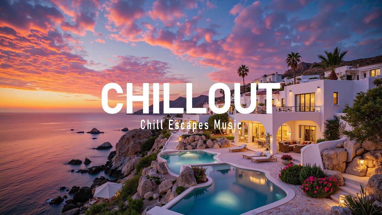 Sunset Over the Mediterranean 🌊 🌅 Relaxing Chillout Lounge Music for Working, Studying