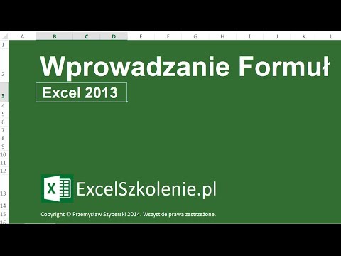 Wideo: Jak Wstawić Formułę W Excelu?