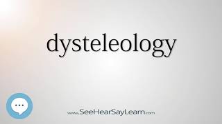 dysteleology - Smart & Obscure English Words Defined 🗣🔊