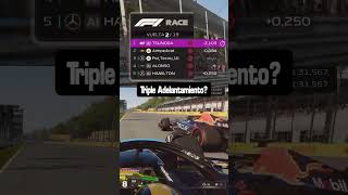 Triple adelantamiento en Monza, jugando con mi padre#f123game #f1 #raceweek #fyp #simracing