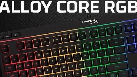 HyperX Alloy Core RGB Gaming Keyboard (Unboxing)