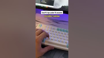 How to get invisible taskbar on Windows