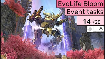 War Robots - How to solve 🌸 EvoLife Bloom 🌸 Event task #14 "EvoLife Bloom (14/28)"