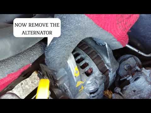 2000 mazda protege alternator removal by: Mekanikong Pinoy