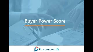 ProcurementIQ - Buyer Power Score