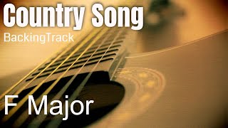 Cool Country Song Guitar Backing Track Jam In F Major chords