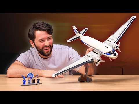 YouTube thumbnail: LEGO Douglas DC-3 Pan Am Airliner REVIEW | Set 11378