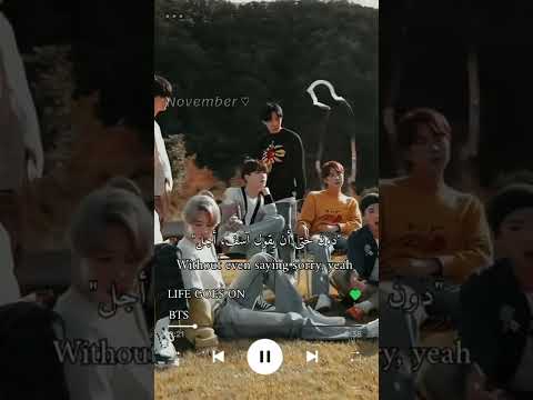 ترجمة أغنية بتس الحياة تستمر رائيكم استمر بهيك تصميم Lifegoeson Sky Fyp Srt Shorts Short Ot7